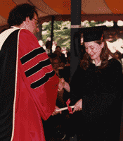 Julie Cleveland's graduation from Bard College